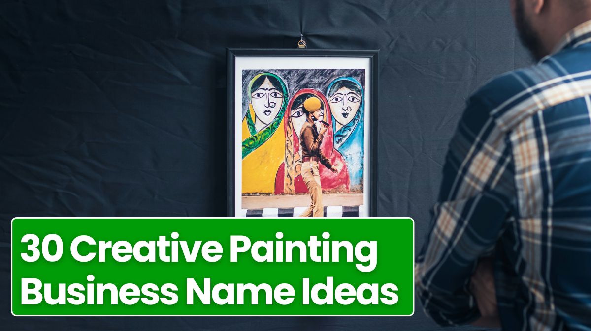 30 Creative Painting Business Name Ideas